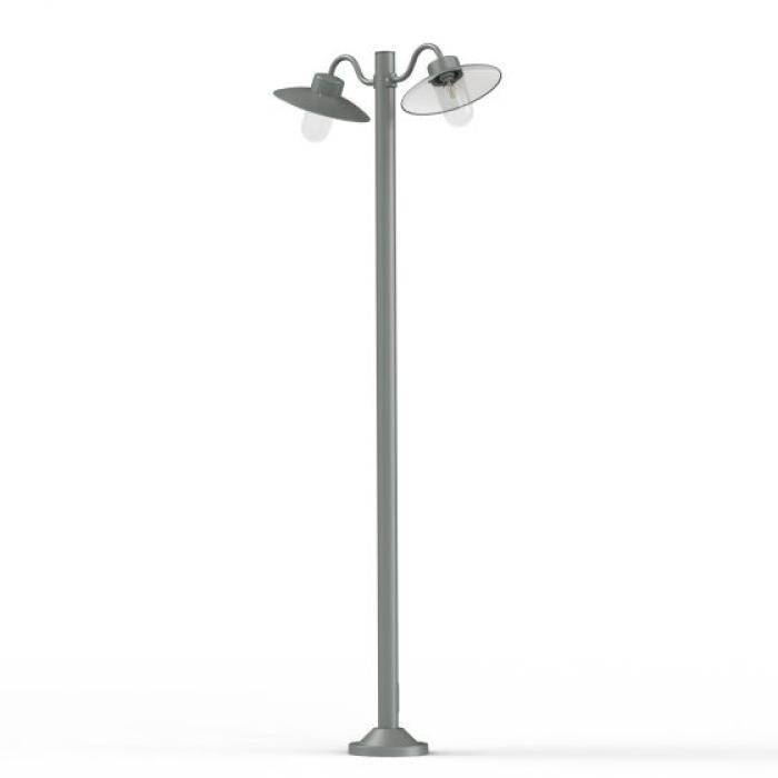 Klarglas metallgrau